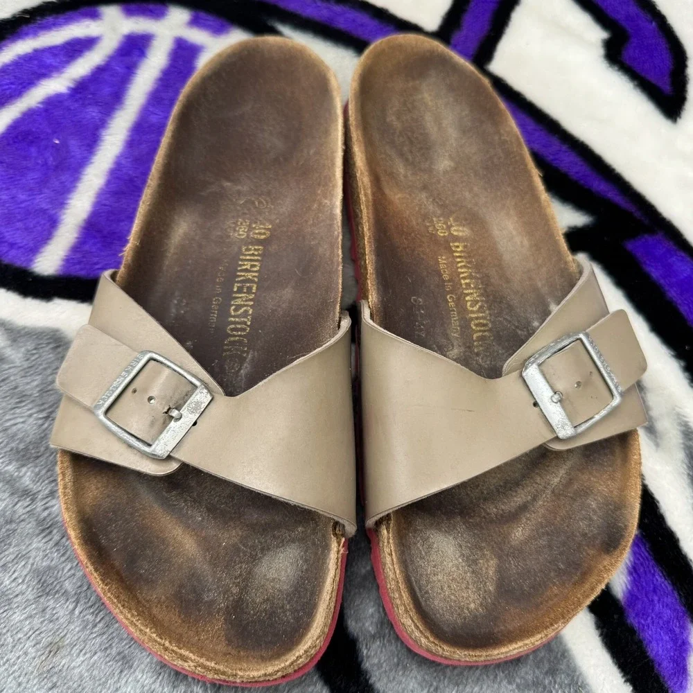 Size L9 - Birkenstock AMAZON PB - Classic Madrid‎ BirkoFlor Buckled Single Strap